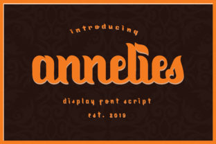 Annelies: A Bold Display Font with Two Distinct Styles