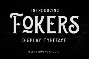 Fokers: A Bold, Expressive Display Font