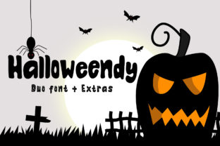 Halloweendy: Playful & Spooky Display Font