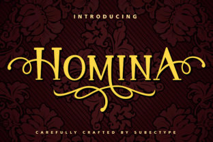Homina: A Display Font That Turns Words Into Visual Statements
