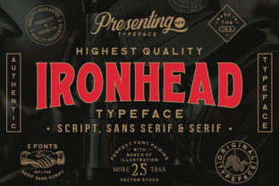 Ironhead: A Bold Display Font with Personality