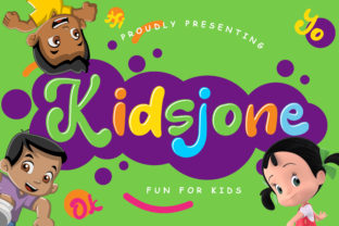Kidsjone: The Playful, Retro-Inspired Font That Just *Works* for Kids’ Projects