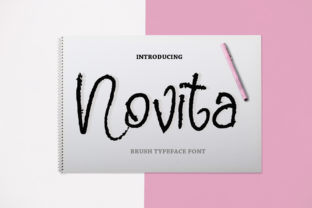 Novita: When Raw Typography Becomes a Creative Catalyst