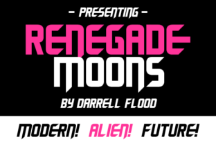 Renegade Moons: A Sci-Fi Font Built for Clarity and Character