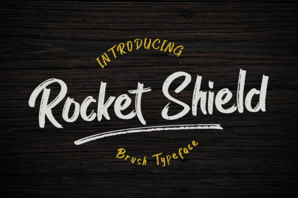 Rocket Shield: A Handwritten Brush Font That Fits Real Design Workflows