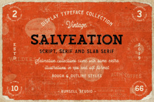 Salveation Font: A Bold, Classy Display Typeface for Vintage-Inspired Design