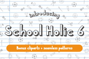 School Holic: The Whimsical Display Font That Brings School-Themed Projects to Life