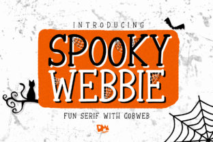 Spooky Webbie: The Cobweb-Adorned Halloween Font
