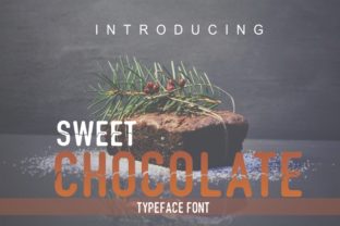 Sweet Chocolate Font: Where Playfulness Meets Professional Polish