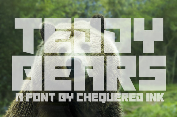 Teddy Bears: A Friendly Display Font