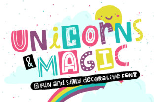Unicorns Magic: A Playful Display Font for Creative Projects