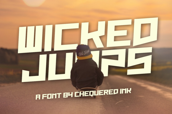 Wicked Jumps: A Bold Display Font for Impactful Design